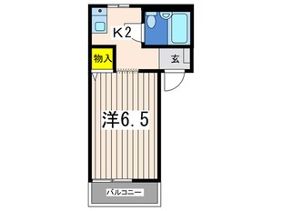 ジュネス花咲の物件間取画像